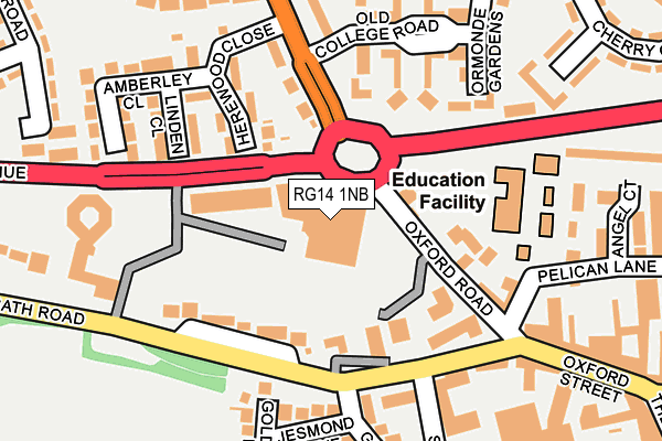 RG14 1NB map - OS OpenMap – Local (Ordnance Survey) RG14 1NB map - OS OpenMap – Local (Ordnance Survey)