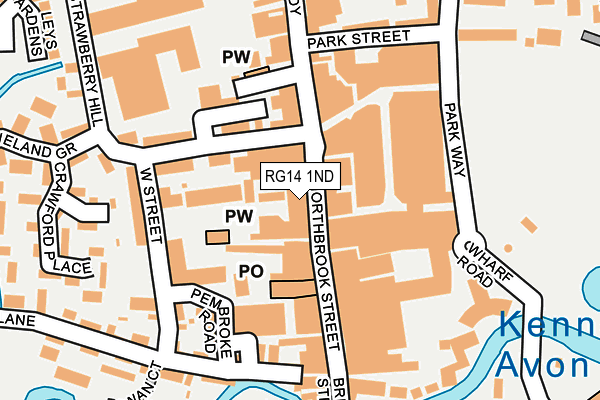RG14 1ND map - OS OpenMap – Local (Ordnance Survey) RG14 1ND map - OS OpenMap – Local (Ordnance Survey)