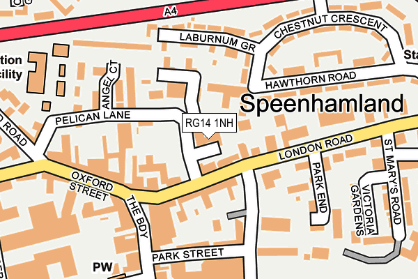 RG14 1NH map - OS OpenMap – Local (Ordnance Survey) RG14 1NH map - OS OpenMap – Local (Ordnance Survey)