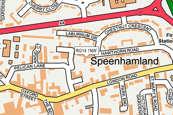 RG14 1NW map - OS OpenMap – Local (Ordnance Survey) RG14 1NW map - OS OpenMap – Local (Ordnance Survey)