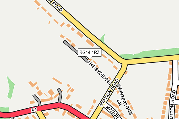 RG14 1RZ map - OS OpenMap – Local (Ordnance Survey) RG14 1RZ map - OS OpenMap – Local (Ordnance Survey)