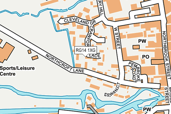 RG14 1XG map - OS OpenMap – Local (Ordnance Survey) RG14 1XG map - OS OpenMap – Local (Ordnance Survey)