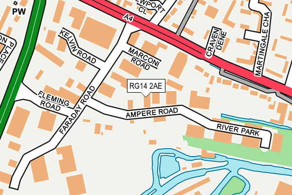 RG14 2AE map - OS OpenMap – Local (Ordnance Survey) RG14 2AE map - OS OpenMap – Local (Ordnance Survey)