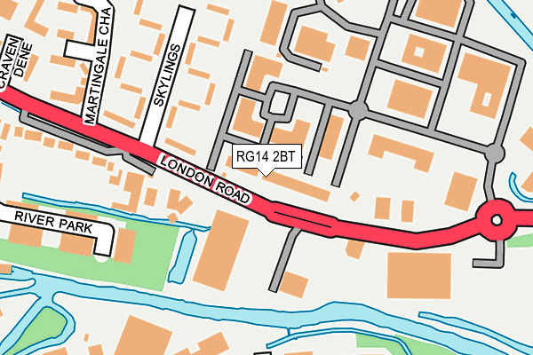 RG14 2BT map - OS OpenMap – Local (Ordnance Survey) RG14 2BT map - OS OpenMap – Local (Ordnance Survey)