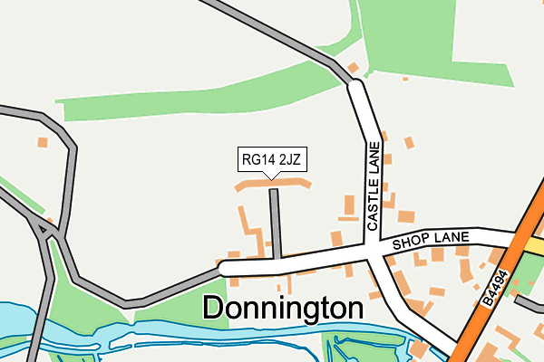 RG14 2JZ map - OS OpenMap – Local (Ordnance Survey) RG14 2JZ map - OS OpenMap – Local (Ordnance Survey)