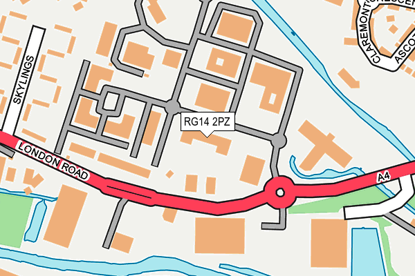 RG14 2PZ map - OS OpenMap – Local (Ordnance Survey) RG14 2PZ map - OS OpenMap – Local (Ordnance Survey)