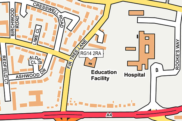 RG14 2RA map - OS OpenMap – Local (Ordnance Survey) RG14 2RA map - OS OpenMap – Local (Ordnance Survey)
