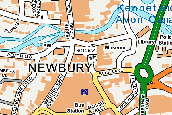 RG14 5AA map - OS OpenMap – Local (Ordnance Survey) RG14 5AA map - OS OpenMap – Local (Ordnance Survey)
