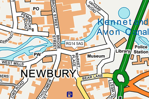 RG14 5AG map - OS OpenMap – Local (Ordnance Survey) RG14 5AG map - OS OpenMap – Local (Ordnance Survey)