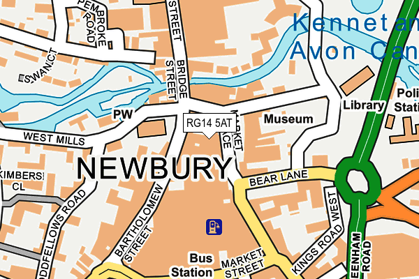 RG14 5AT map - OS OpenMap – Local (Ordnance Survey) RG14 5AT map - OS OpenMap – Local (Ordnance Survey)