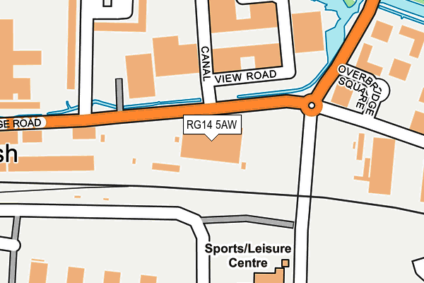 RG14 5AW map - OS OpenMap – Local (Ordnance Survey) RG14 5AW map - OS OpenMap – Local (Ordnance Survey)