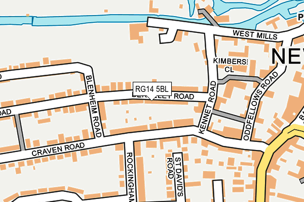 RG14 5BL map - OS OpenMap – Local (Ordnance Survey) RG14 5BL map - OS OpenMap – Local (Ordnance Survey)