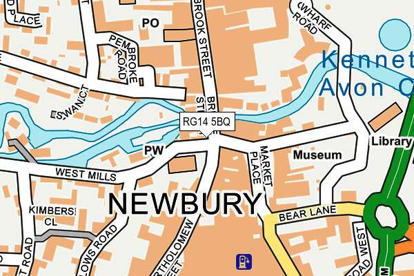 RG14 5BQ map - OS OpenMap – Local (Ordnance Survey)