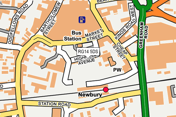 RG14 5DS map - OS OpenMap – Local (Ordnance Survey) RG14 5DS map - OS OpenMap – Local (Ordnance Survey)
