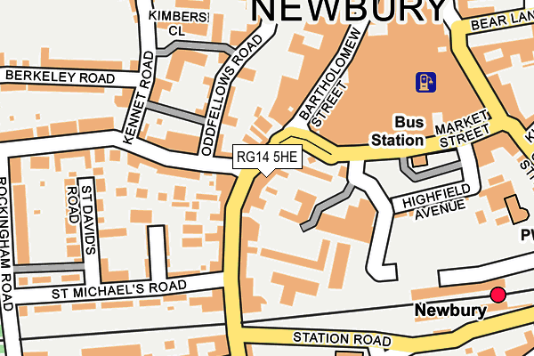 RG14 5HE map - OS OpenMap – Local (Ordnance Survey) RG14 5HE map - OS OpenMap – Local (Ordnance Survey)