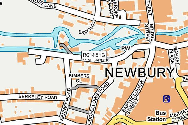 RG14 5HG map - OS OpenMap – Local (Ordnance Survey) RG14 5HG map - OS OpenMap – Local (Ordnance Survey)