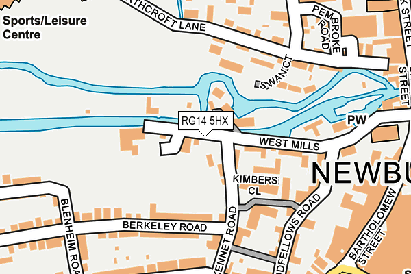 RG14 5HX map - OS OpenMap – Local (Ordnance Survey) RG14 5HX map - OS OpenMap – Local (Ordnance Survey)