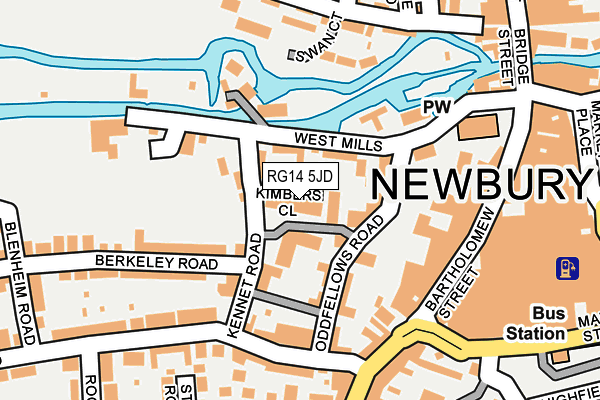 RG14 5JD map - OS OpenMap – Local (Ordnance Survey) RG14 5JD map - OS OpenMap – Local (Ordnance Survey)