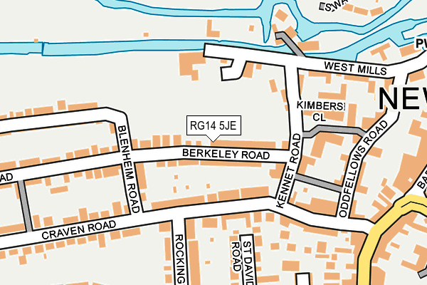 RG14 5JE map - OS OpenMap – Local (Ordnance Survey) RG14 5JE map - OS OpenMap – Local (Ordnance Survey)