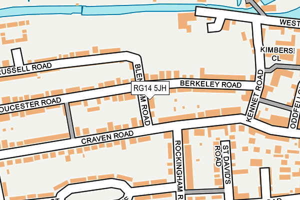 RG14 5JH map - OS OpenMap – Local (Ordnance Survey) RG14 5JH map - OS OpenMap – Local (Ordnance Survey)
