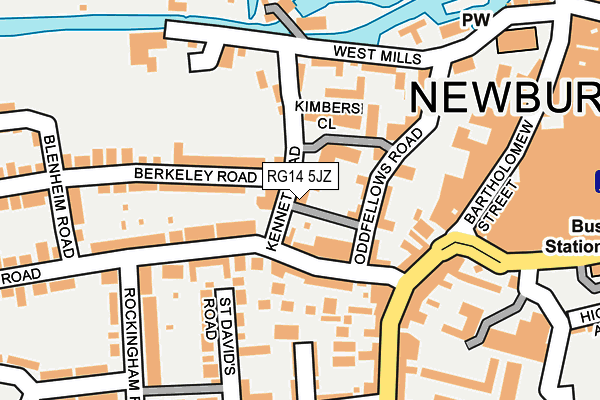 RG14 5JZ map - OS OpenMap – Local (Ordnance Survey) RG14 5JZ map - OS OpenMap – Local (Ordnance Survey)
