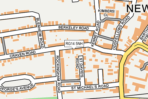 RG14 5NH map - OS OpenMap – Local (Ordnance Survey) RG14 5NH map - OS OpenMap – Local (Ordnance Survey)