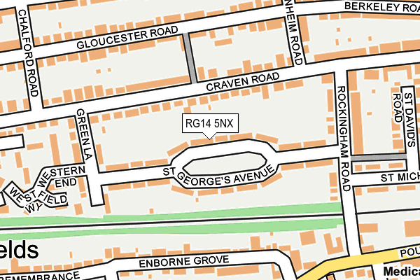 RG14 5NX map - OS OpenMap – Local (Ordnance Survey) RG14 5NX map - OS OpenMap – Local (Ordnance Survey)