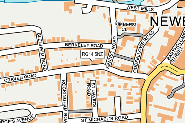RG14 5NZ map - OS OpenMap – Local (Ordnance Survey) RG14 5NZ map - OS OpenMap – Local (Ordnance Survey)