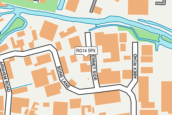 RG14 5PX map - OS OpenMap – Local (Ordnance Survey) RG14 5PX map - OS OpenMap – Local (Ordnance Survey)