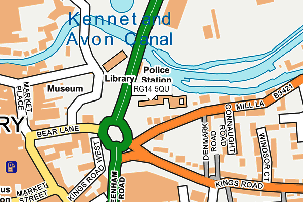 RG14 5QU map - OS OpenMap – Local (Ordnance Survey) RG14 5QU map - OS OpenMap – Local (Ordnance Survey)