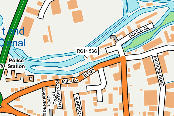 RG14 5SG map - OS OpenMap – Local (Ordnance Survey) RG14 5SG map - OS OpenMap – Local (Ordnance Survey)