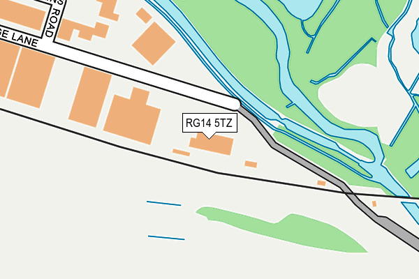 RG14 5TZ map - OS OpenMap – Local (Ordnance Survey) RG14 5TZ map - OS OpenMap – Local (Ordnance Survey)