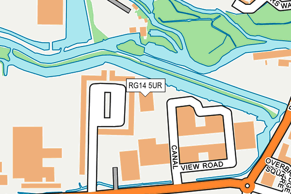 RG14 5UR map - OS OpenMap – Local (Ordnance Survey) RG14 5UR map - OS OpenMap – Local (Ordnance Survey)
