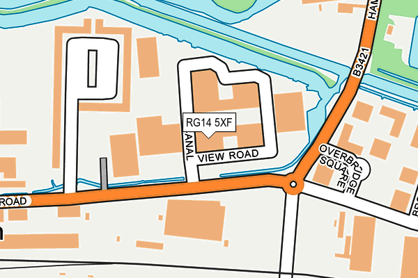 RG14 5XF map - OS OpenMap – Local (Ordnance Survey) RG14 5XF map - OS OpenMap – Local (Ordnance Survey)