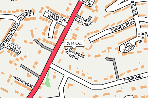 RG14 6AQ map - OS OpenMap – Local (Ordnance Survey) RG14 6AQ map - OS OpenMap – Local (Ordnance Survey)