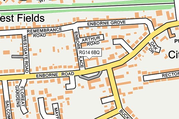 RG14 6BQ map - OS OpenMap – Local (Ordnance Survey) RG14 6BQ map - OS OpenMap – Local (Ordnance Survey)
