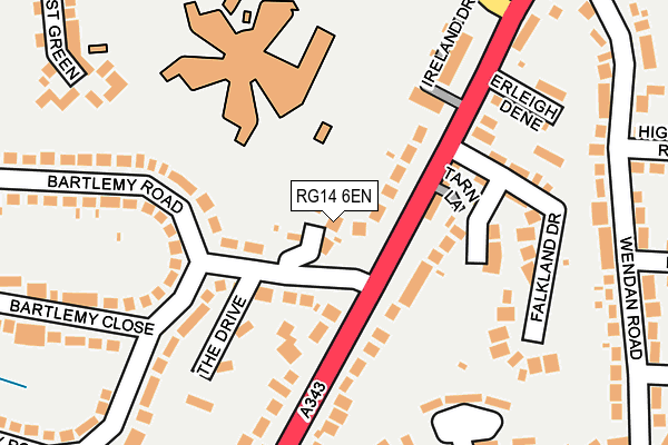 RG14 6EN map - OS OpenMap – Local (Ordnance Survey) RG14 6EN map - OS OpenMap – Local (Ordnance Survey)