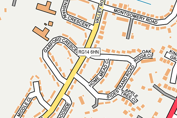 RG14 6HN map - OS OpenMap – Local (Ordnance Survey) RG14 6HN map - OS OpenMap – Local (Ordnance Survey)