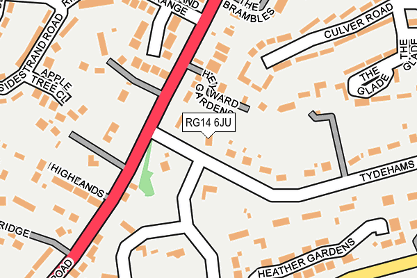 RG14 6JU map - OS OpenMap – Local (Ordnance Survey) RG14 6JU map - OS OpenMap – Local (Ordnance Survey)