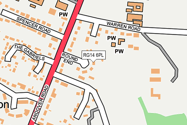 RG14 6PL map - OS OpenMap – Local (Ordnance Survey) RG14 6PL map - OS OpenMap – Local (Ordnance Survey)