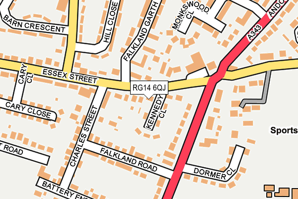 RG14 6QJ map - OS OpenMap – Local (Ordnance Survey) RG14 6QJ map - OS OpenMap – Local (Ordnance Survey)