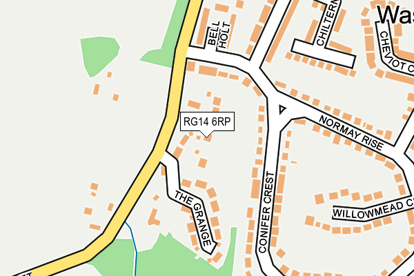 RG14 6RP map - OS OpenMap – Local (Ordnance Survey) RG14 6RP map - OS OpenMap – Local (Ordnance Survey)