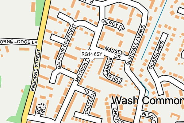 RG14 6SY map - OS OpenMap – Local (Ordnance Survey) RG14 6SY map - OS OpenMap – Local (Ordnance Survey)