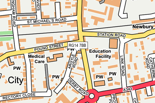 RG14 7BB map - OS OpenMap – Local (Ordnance Survey) RG14 7BB map - OS OpenMap – Local (Ordnance Survey)