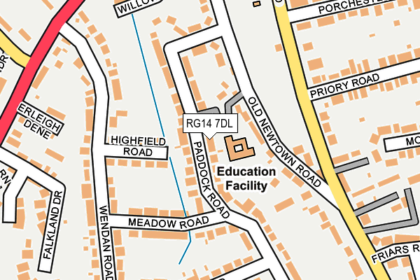 RG14 7DL map - OS OpenMap – Local (Ordnance Survey) RG14 7DL map - OS OpenMap – Local (Ordnance Survey)