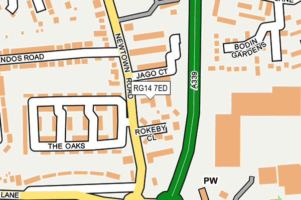 RG14 7ED map - OS OpenMap – Local (Ordnance Survey) RG14 7ED map - OS OpenMap – Local (Ordnance Survey)