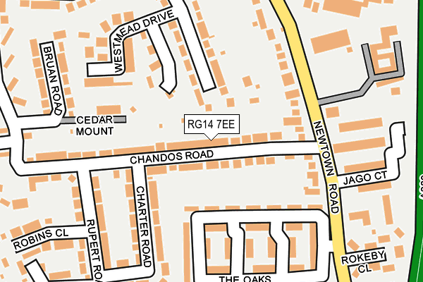RG14 7EE map - OS OpenMap – Local (Ordnance Survey) RG14 7EE map - OS OpenMap – Local (Ordnance Survey)