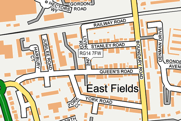 RG14 7FW map - OS OpenMap – Local (Ordnance Survey) RG14 7FW map - OS OpenMap – Local (Ordnance Survey)