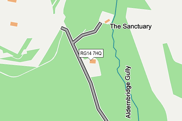 RG14 7HQ map - OS OpenMap – Local (Ordnance Survey) RG14 7HQ map - OS OpenMap – Local (Ordnance Survey)