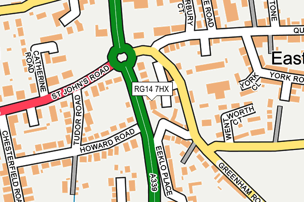 RG14 7HX map - OS OpenMap – Local (Ordnance Survey) RG14 7HX map - OS OpenMap – Local (Ordnance Survey)
